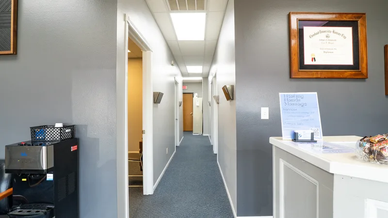 Hallway inside Whipple Chiropractic & Wellness