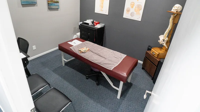 Needling treatment room at Whipple Chiropractic & Wellness