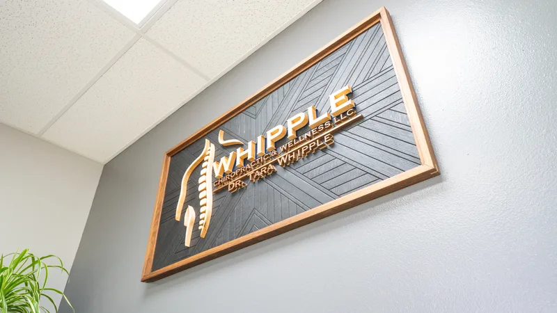 Whipple Chiropractic & Wellness wall sign